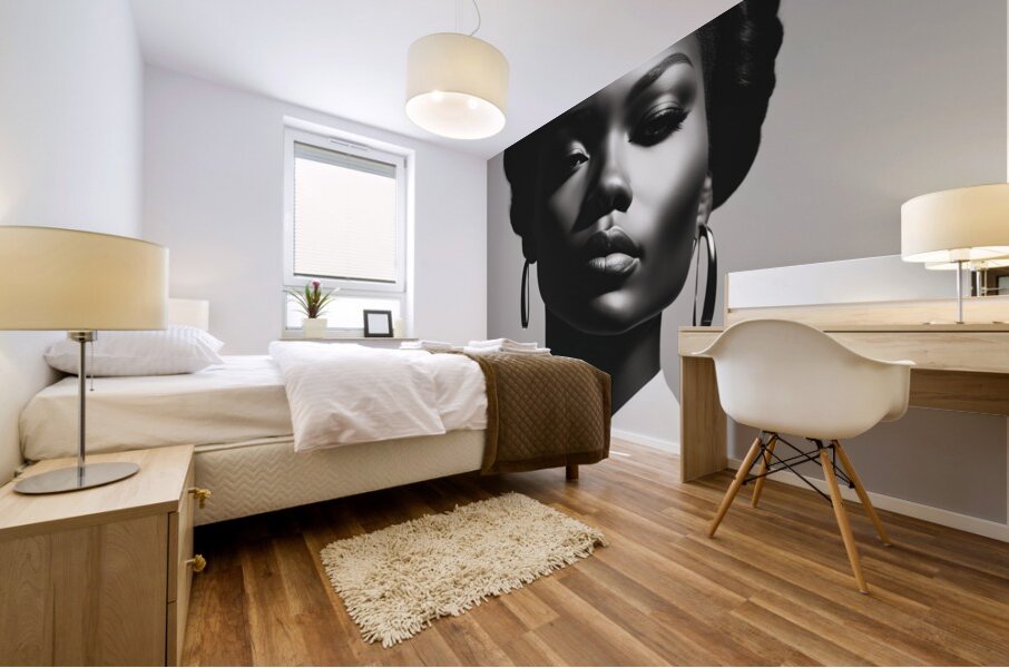 Silhouette of Strength Collection 2 - The Artful Mane 9 Mural print