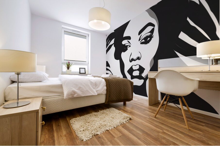 Silhouette of Strength Collection 2 - The Artful Mane 10 Mural print