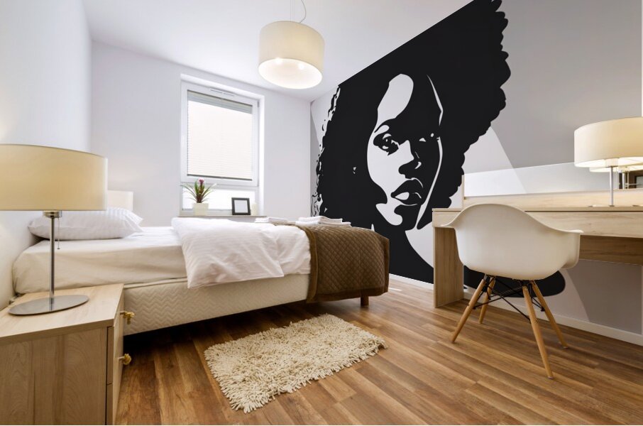 Silhouette of Strength Collection 2 - The Artful Mane 12 Mural print