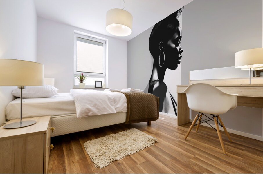 Silhouette of Strength Collection 2 - The Artful Mane 13 Mural print