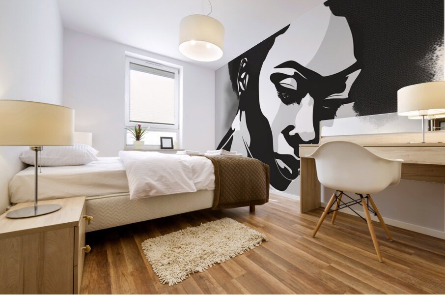 Silhouette of Strength Collection 2 - The Artful Mane 16 Mural print