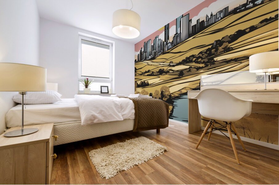 A Touch of Color 2: Celebrating Hue at The Artful Mane 68 Mural print