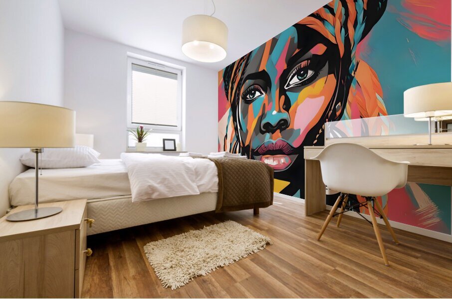 Chromatic Empress 4 Mural print