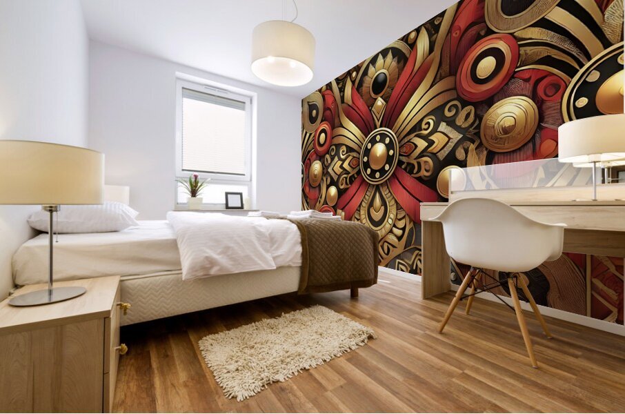 Threads of Heritage: Afrocentric Wearable Art Collection 1 2 Mural print