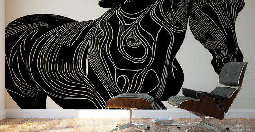 Sampson. Horse. Wall Murals