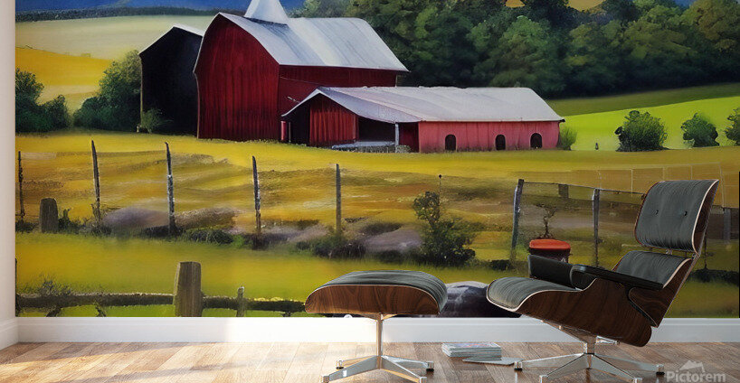 Daily Life. Farm Life Wall Murals