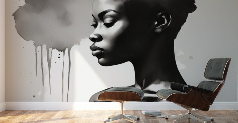 Silhouette of Strength Collection 1 - The Artful Mane 27 Wall Murals