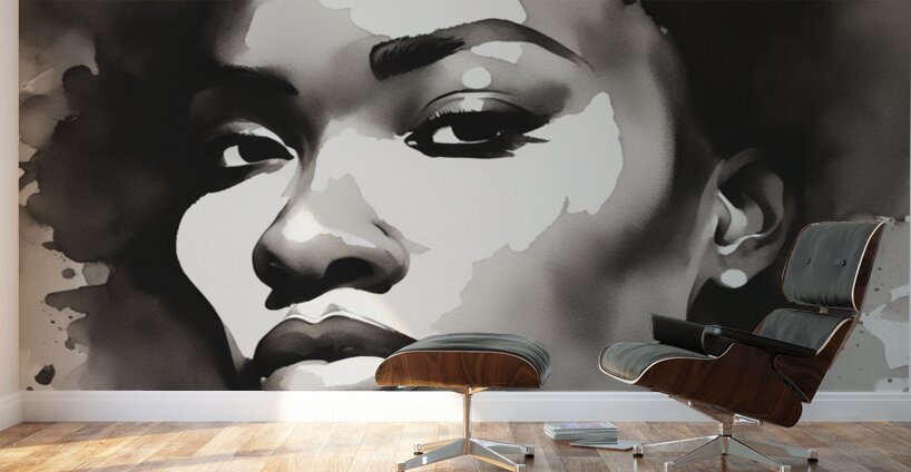 Silhouette of Strength Collection 1 - The Artful Mane 42 Wall Murals