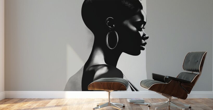 Silhouette of Strength Collection 2 - The Artful Mane 13 Wall Murals