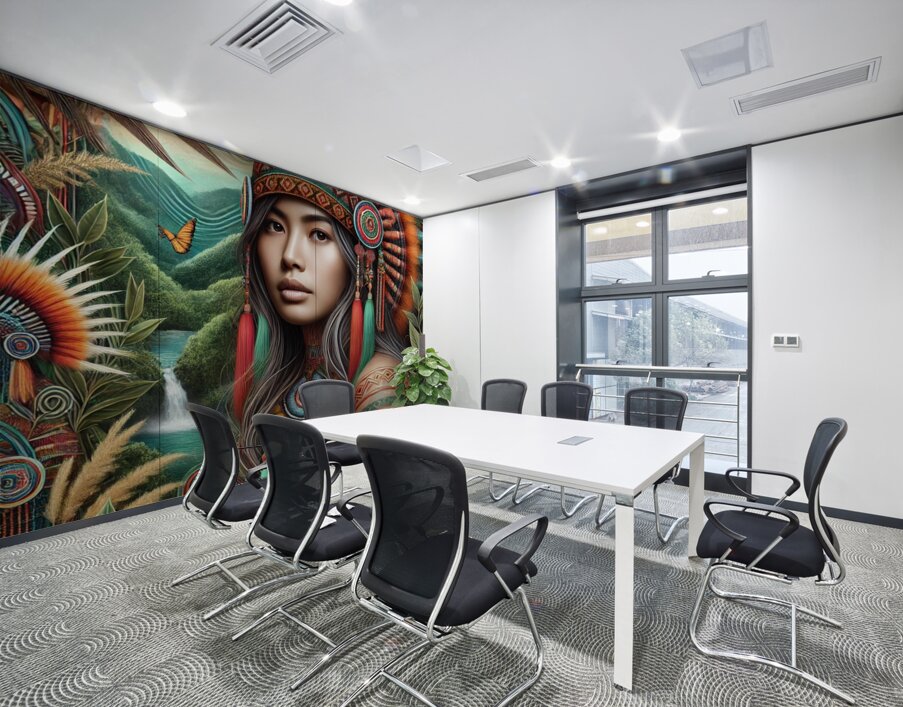 Indigenous Beauty  Wall Printing