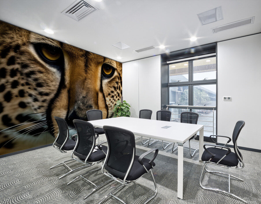 The Approach. Tiger. Wall Printing