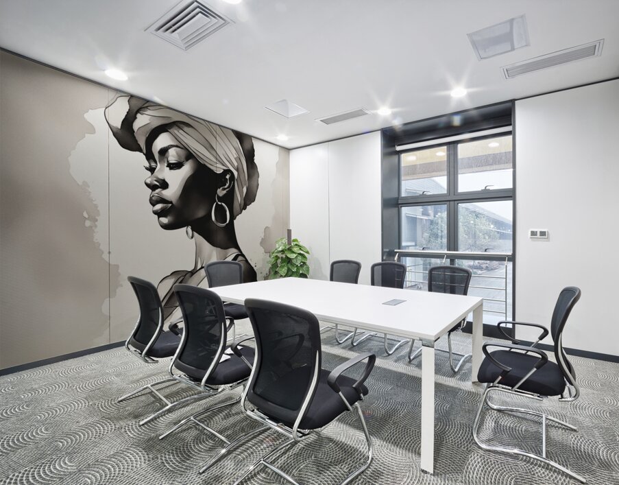 Silhouette of Strength Collection 1 - The Artful Mane 5 Wall Printing