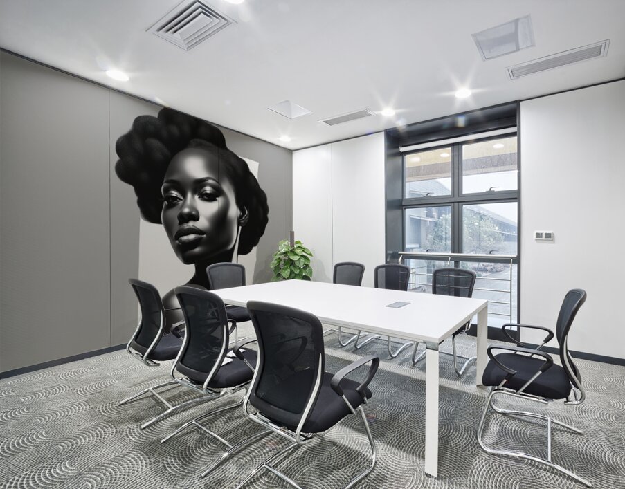 Silhouette of Strength Collection 1 - The Artful Mane 11 Wall Printing