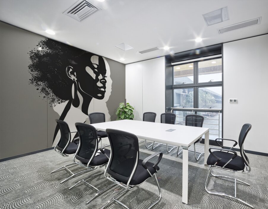 Silhouette of Strength Collection 1 - The Artful Mane 13 Wall Printing