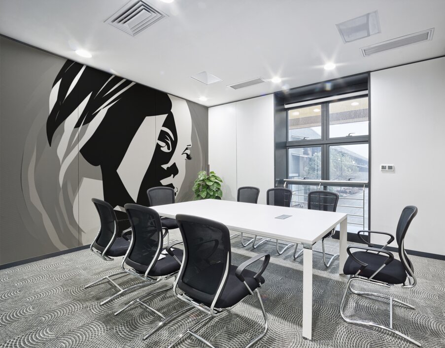 Silhouette of Strength Collection 1 - The Artful Mane 18 Wall Printing