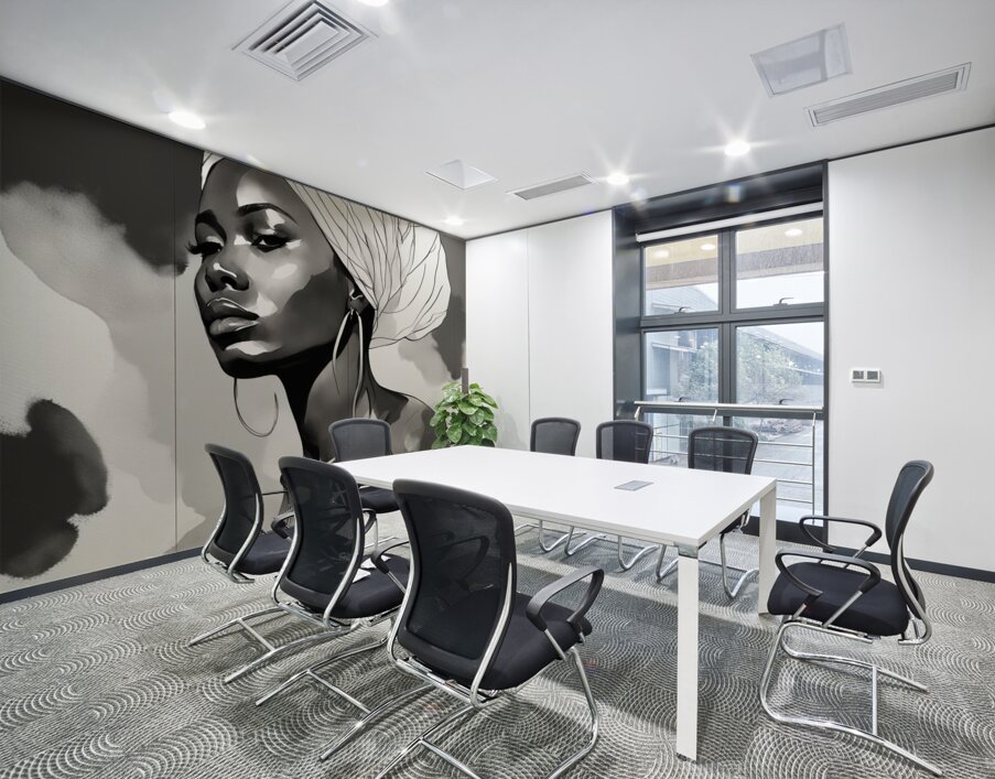 Silhouette of Strength Collection 1 - The Artful Mane 22 Wall Printing