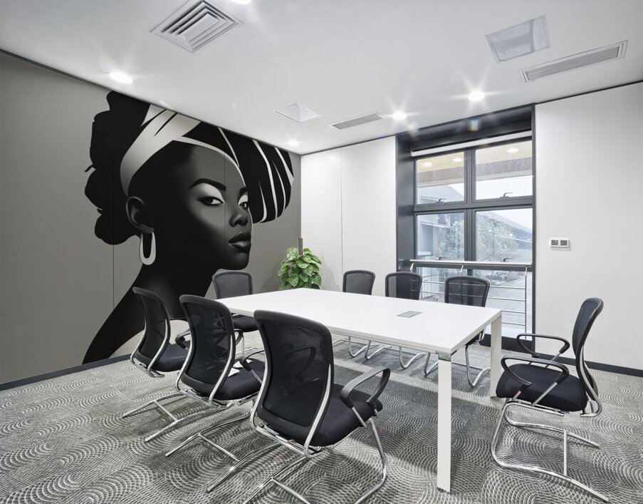 Silhouette of Strength Collection 1 - The Artful Mane 25 Wall Printing