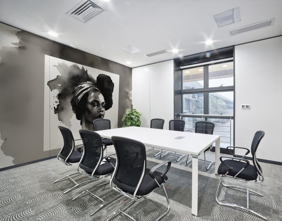 Silhouette of Strength Collection 1 - The Artful Mane 36 Wall Printing