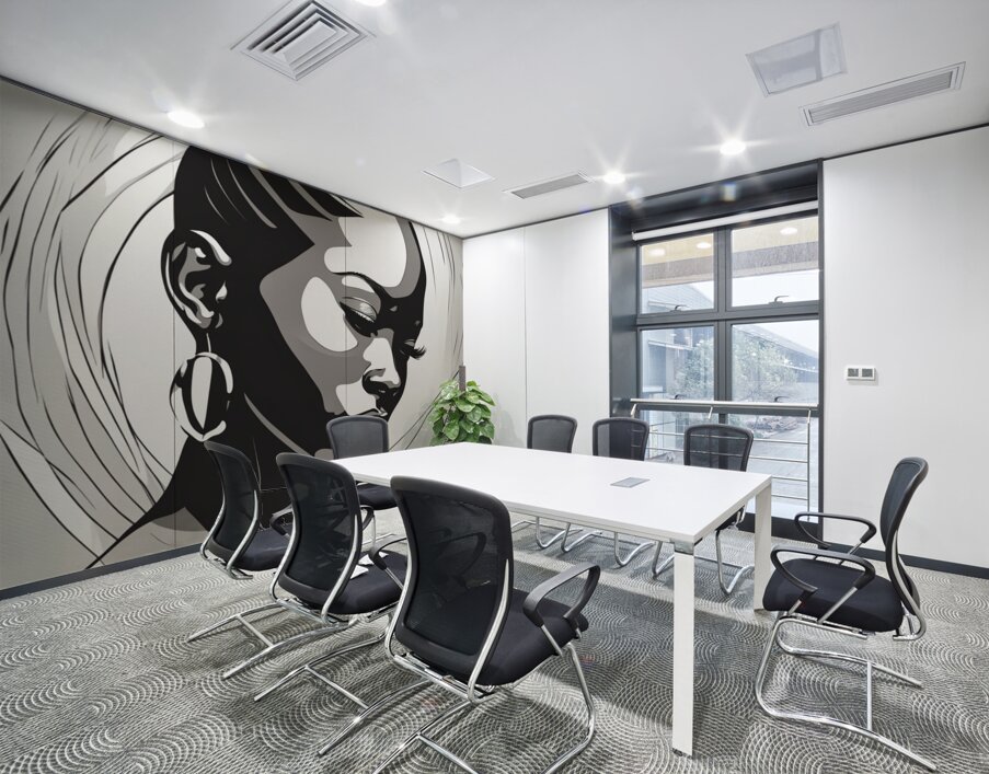 Silhouette of Strength Collection 1 - The Artful Mane 40 Wall Printing