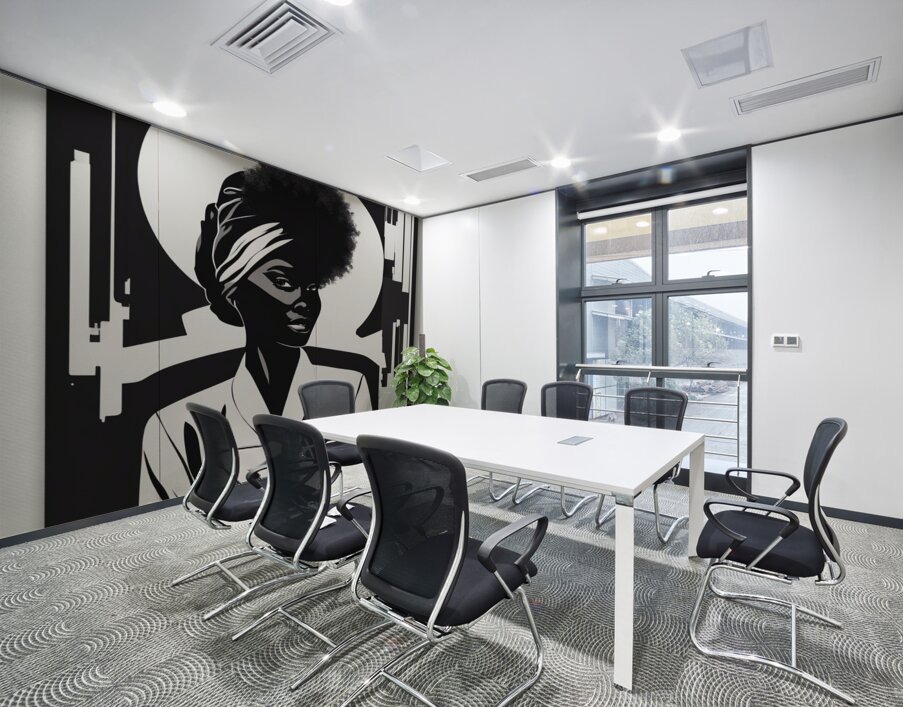 Silhouette of Strength Collection 1 - The Artful Mane 54 Wall Printing