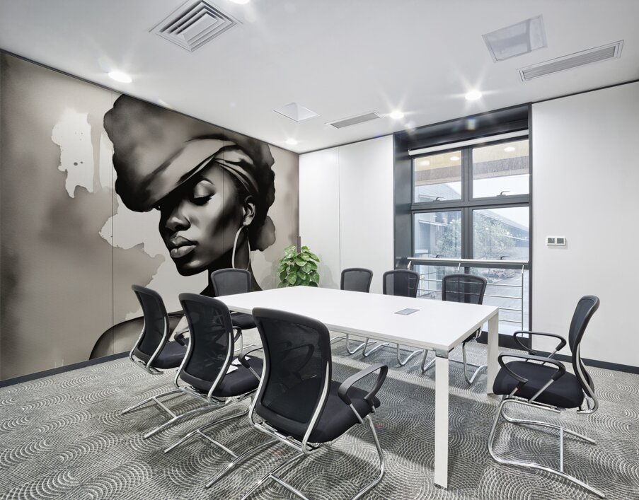 Silhouette of Strength Collection 1 - The Artful Mane 55 Wall Printing