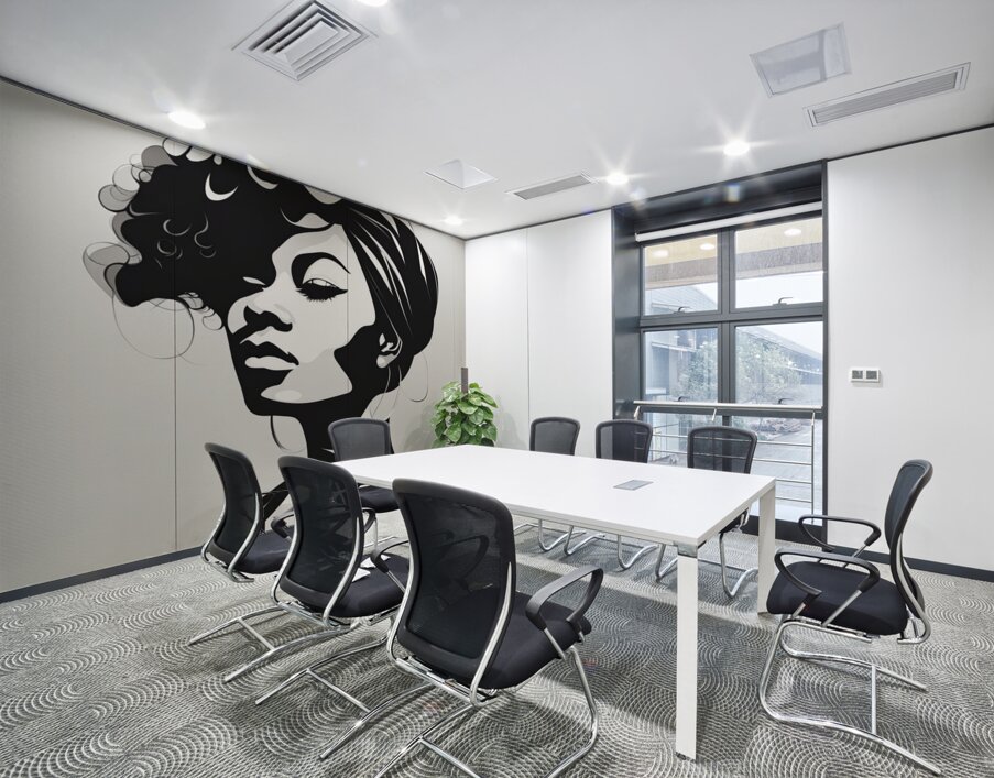 Silhouette of Strength Collection 1 - The Artful Mane 60 Wall Printing