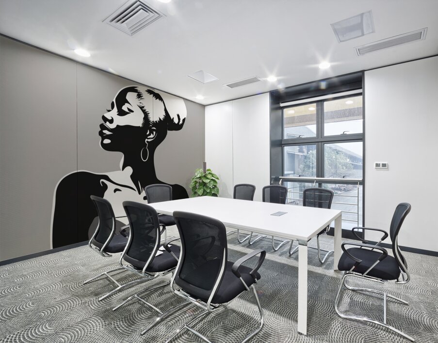 Silhouette of Strength Collection 2 - The Artful Mane 1 Wall Printing