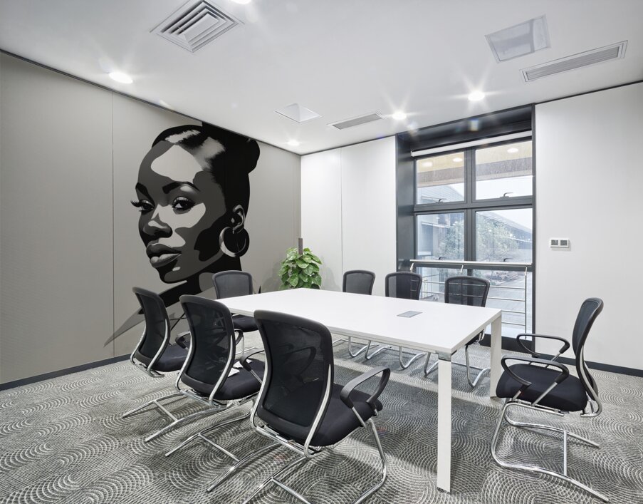 Silhouette of Strength Collection 2 - The Artful Mane 6 Wall Printing