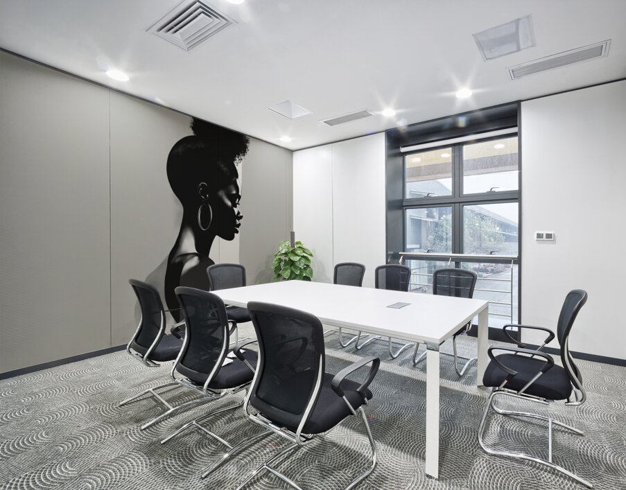 Silhouette of Strength Collection 2 - The Artful Mane 13 Wall Printing