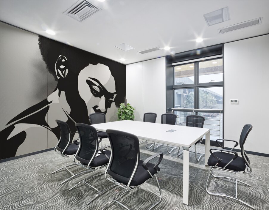 Silhouette of Strength Collection 2 - The Artful Mane 16 Wall Printing