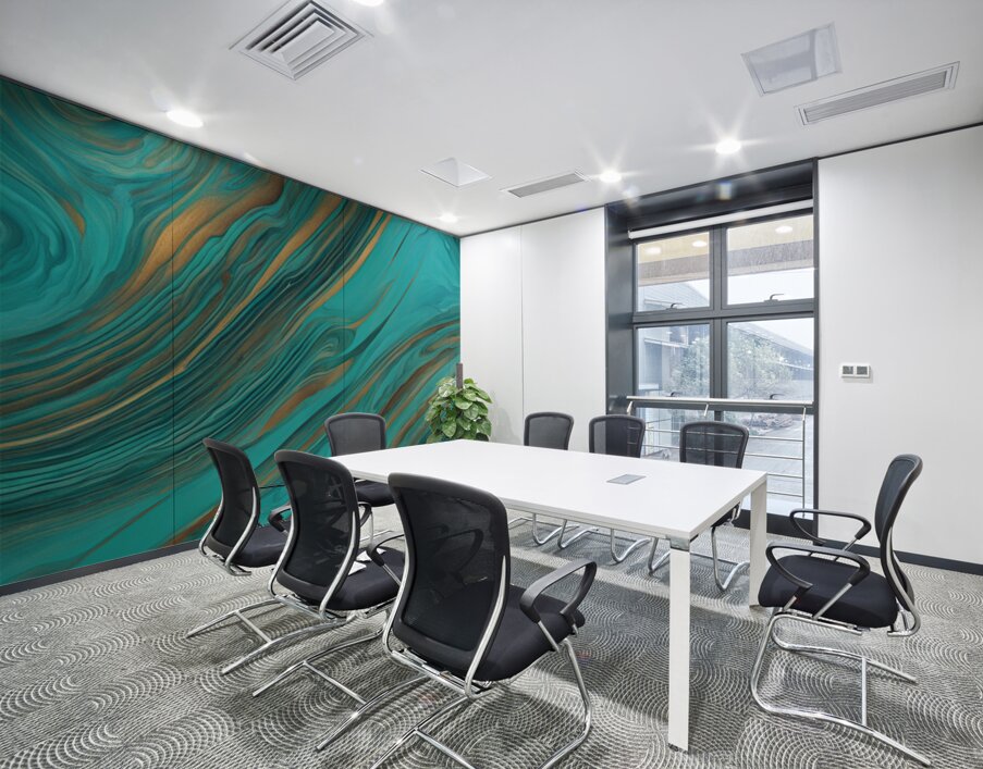 A Touch of Color: Celebrating Hue at The Artful Mane 7 Wall Printing