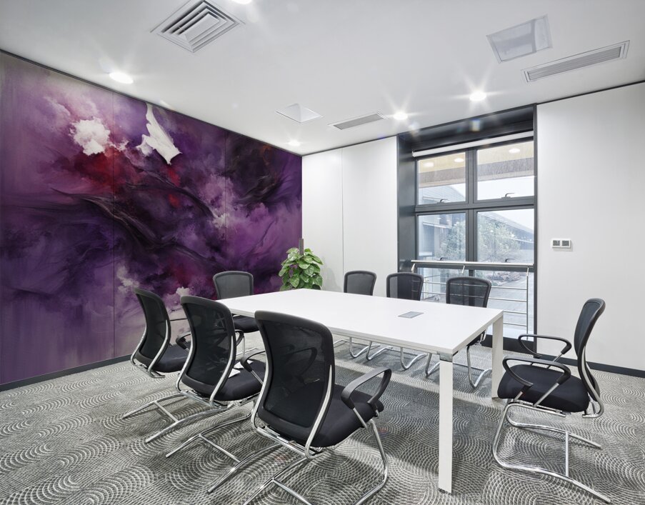 The Purle Aurora 2 Wall Printing