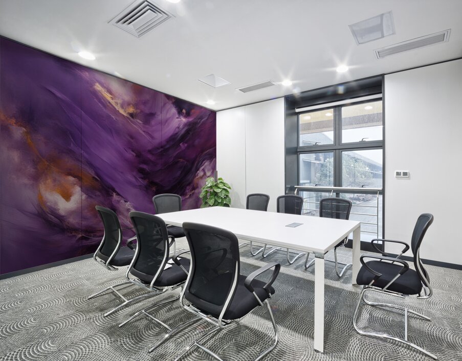 The Purle Aurora 9 Wall Printing