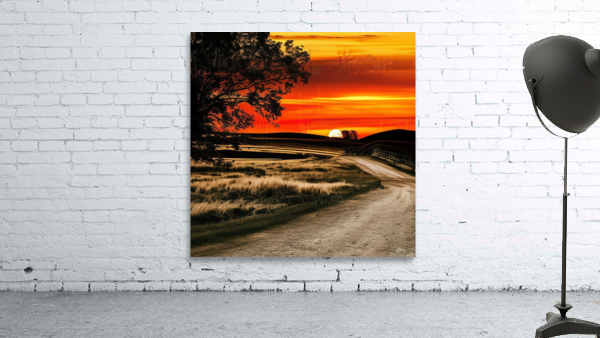 A Serene Sunset Wall Preview