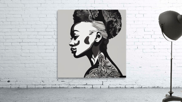 Silhouette of Strength Collection 1 - The Artful Mane 3 Wall Preview