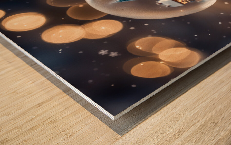 Winter Wonderland & Christmas Celebration 2 Wood print