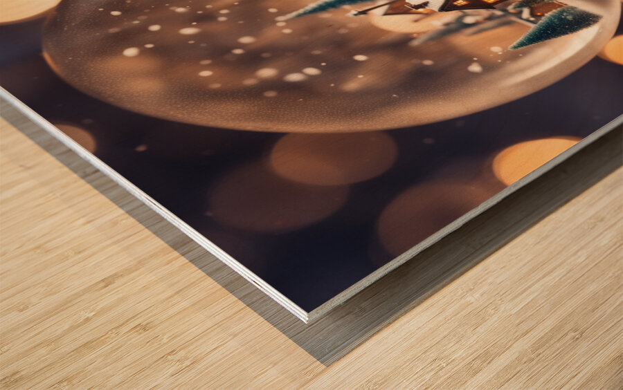 Winter Wonderland & Christmas Celebration 32 Wood print