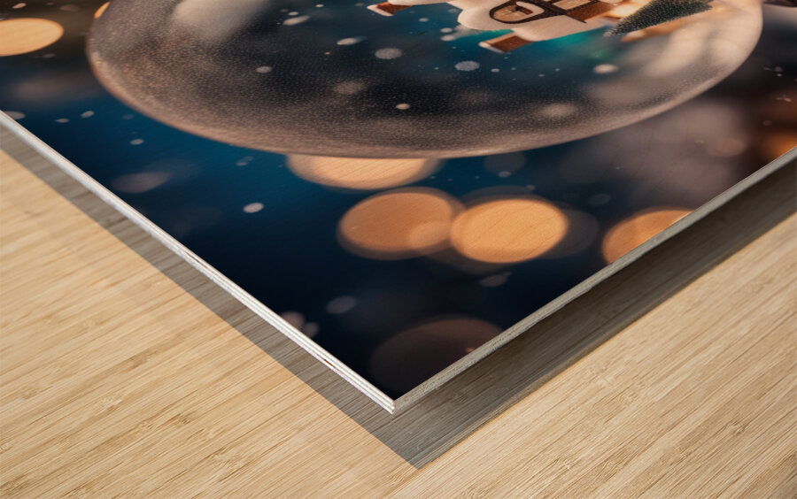 Winter Wonderland & Christmas Celebration 36 Wood print