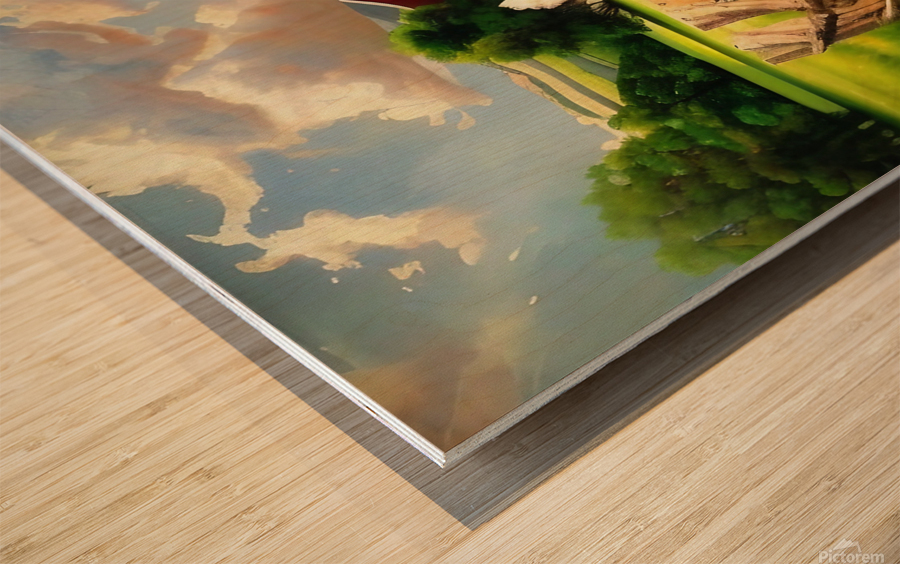 Country Life  Wood print