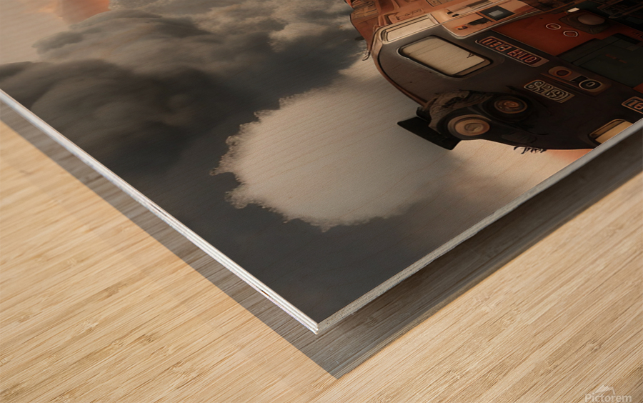 Engine 1809 - The Gretna Junction Tribute * Limited Run* Wood print