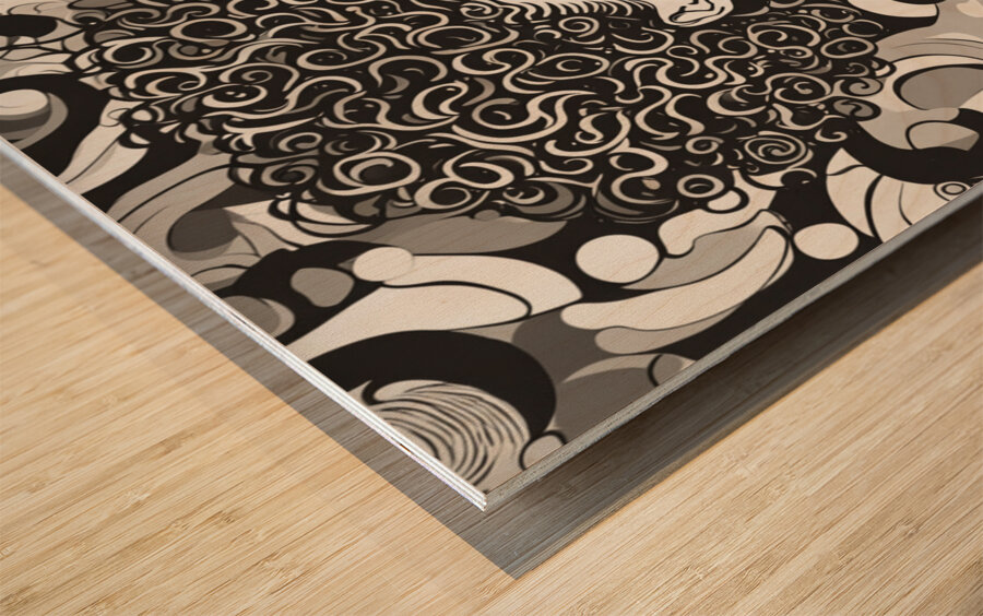 Melanin Magic  20 Wood print