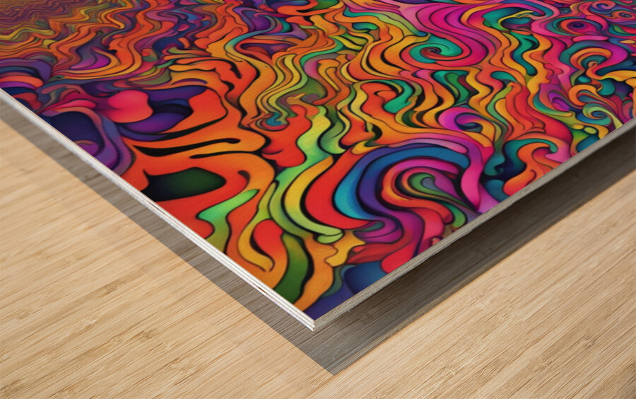 Melanin Magic  52 Wood print