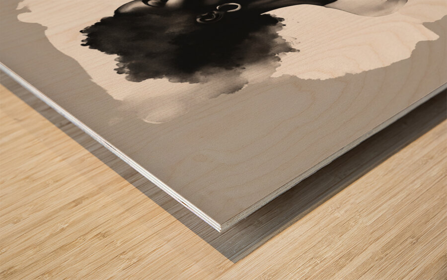 Silhouette of Strength Collection 1 - The Artful Mane 31 Wood print