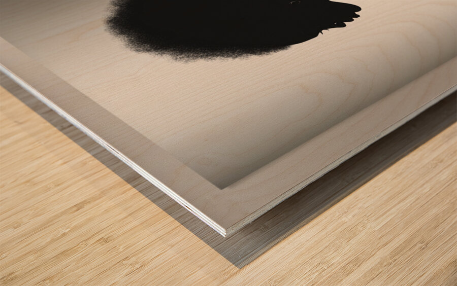 Silhouette of Strength Collection 1 - The Artful Mane 34 Wood print