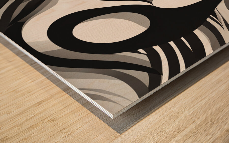 Silhouette of Strength Collection 1 - The Artful Mane 38 Wood print