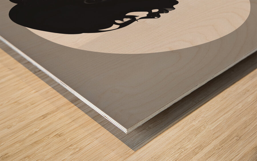 Silhouette of Strength Collection 1 - The Artful Mane 43 Wood print