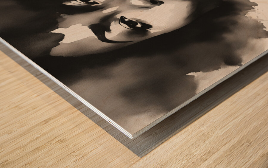 Silhouette of Strength Collection 1 - The Artful Mane 63 Wood print