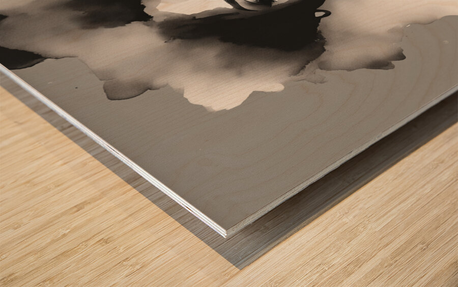 Silhouette of Strength Collection 1 - The Artful Mane 67 Wood print