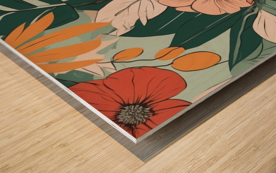 A Touch of Color: Celebrating Hue at The Artful Mane 19 Wood print